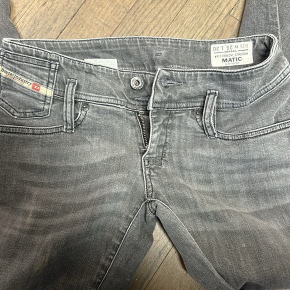 DIESEL MATIC Slim-Tapered Jeans Size 25 L 30 - Picture 5 of 11